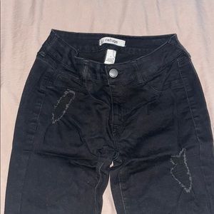 Black Ripped Skinny Jeans